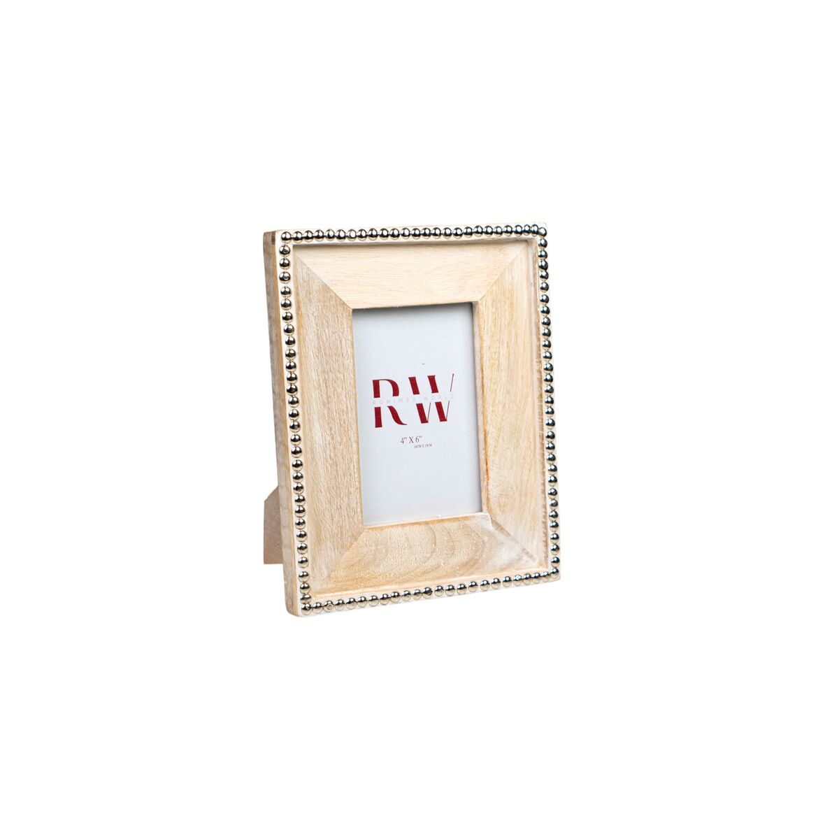 Photo frame Romimex White Mango wood MDF Wood 2 x 15 x 10 cm Romimex