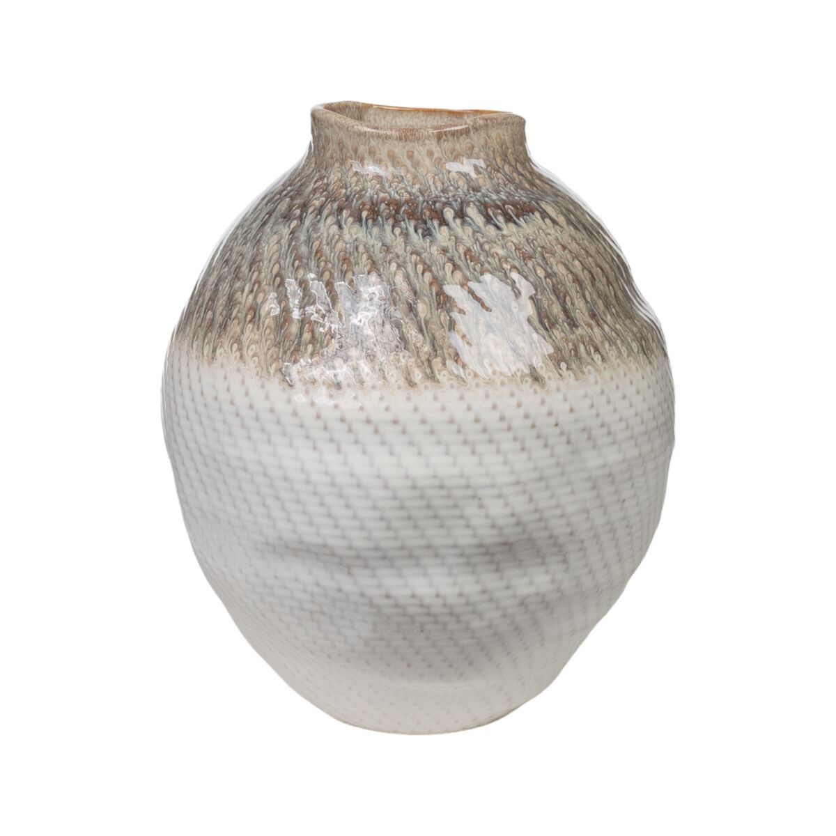 Vase Romimex Beige Porcelain 26 x 31 x 26 cm Romimex