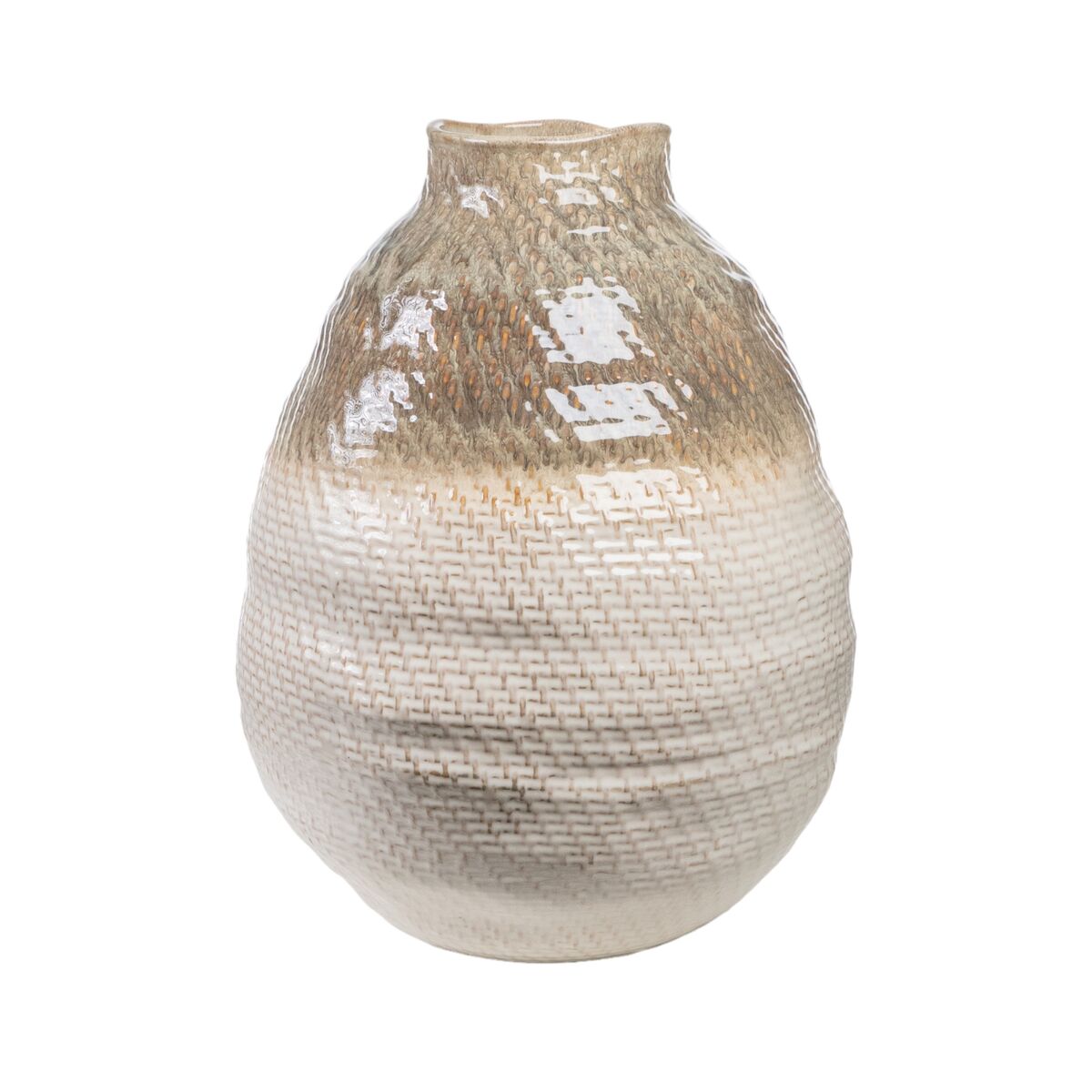 Vase Romimex Beige Porcelain 37 x 47 x 37 cm Romimex