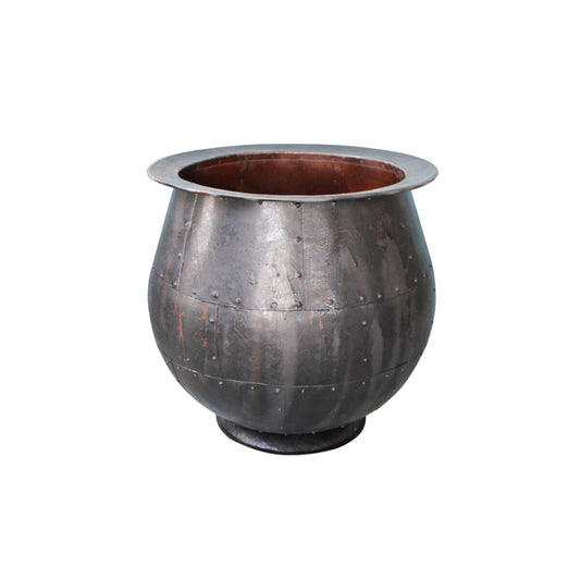 Planter Romimex Black Metal 46 x 49 x 46 cm Romimex