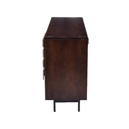 Sideboard Romimex Brown Golden Mango wood 40 x 80 x 150 cm Romimex