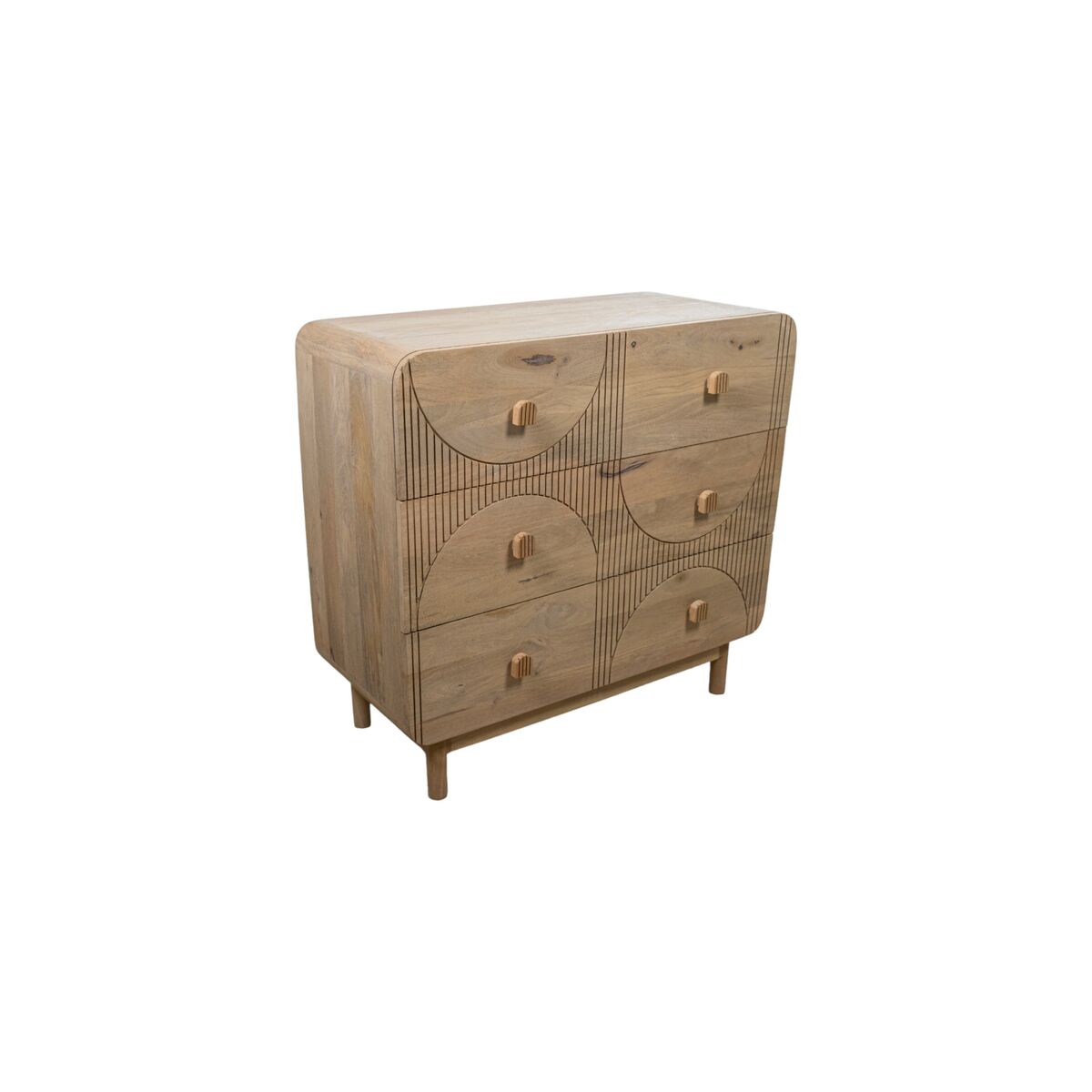 Sideboard Romimex Natural Mango wood 40 x 85 x 90 cm Romimex