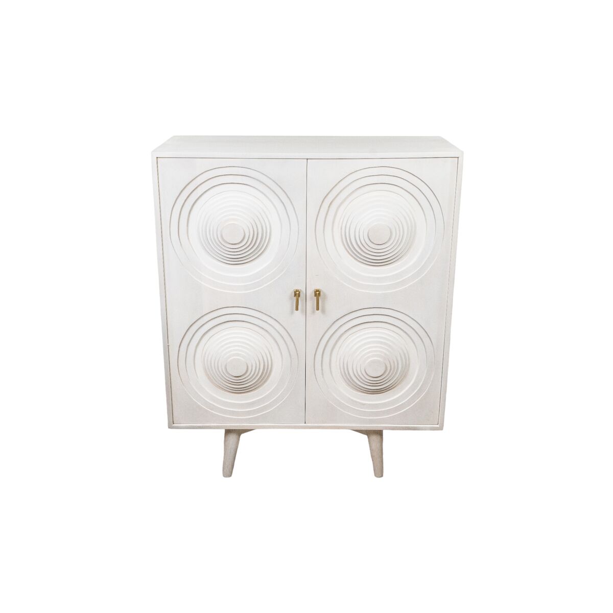 Sideboard Romimex White Mango wood 42 x 111 x 91 cm Romimex