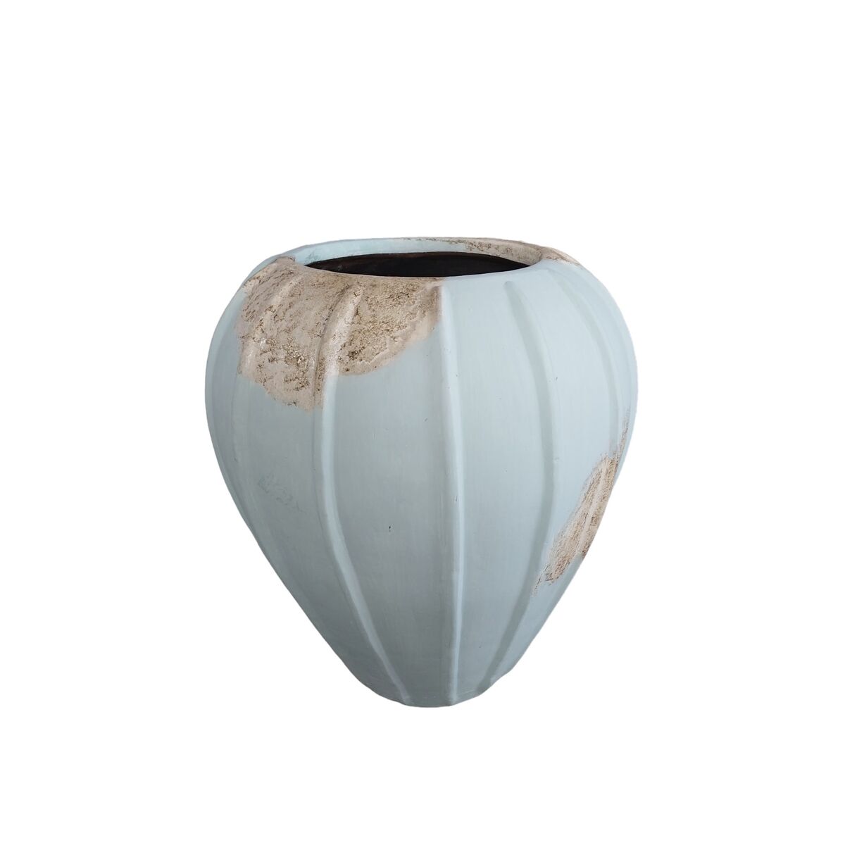 Planter Romimex Turquoise Terracotta 45 x 50 x 45 cm Romimex