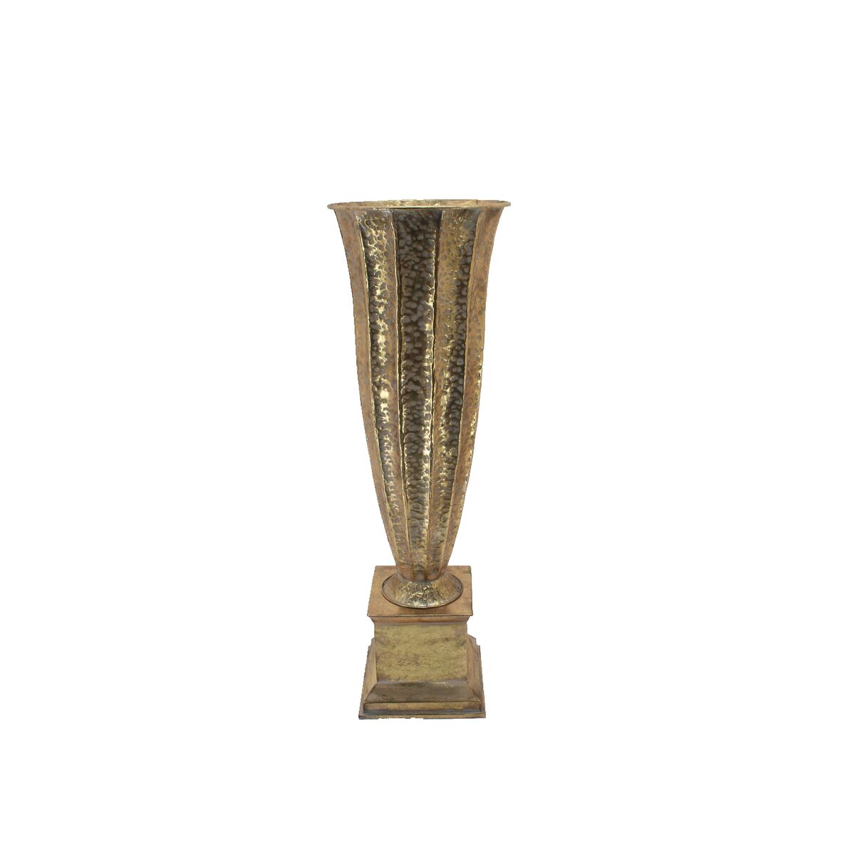 Floor vase Romimex Golden Metal 36 x 110 x 36 cm Romimex