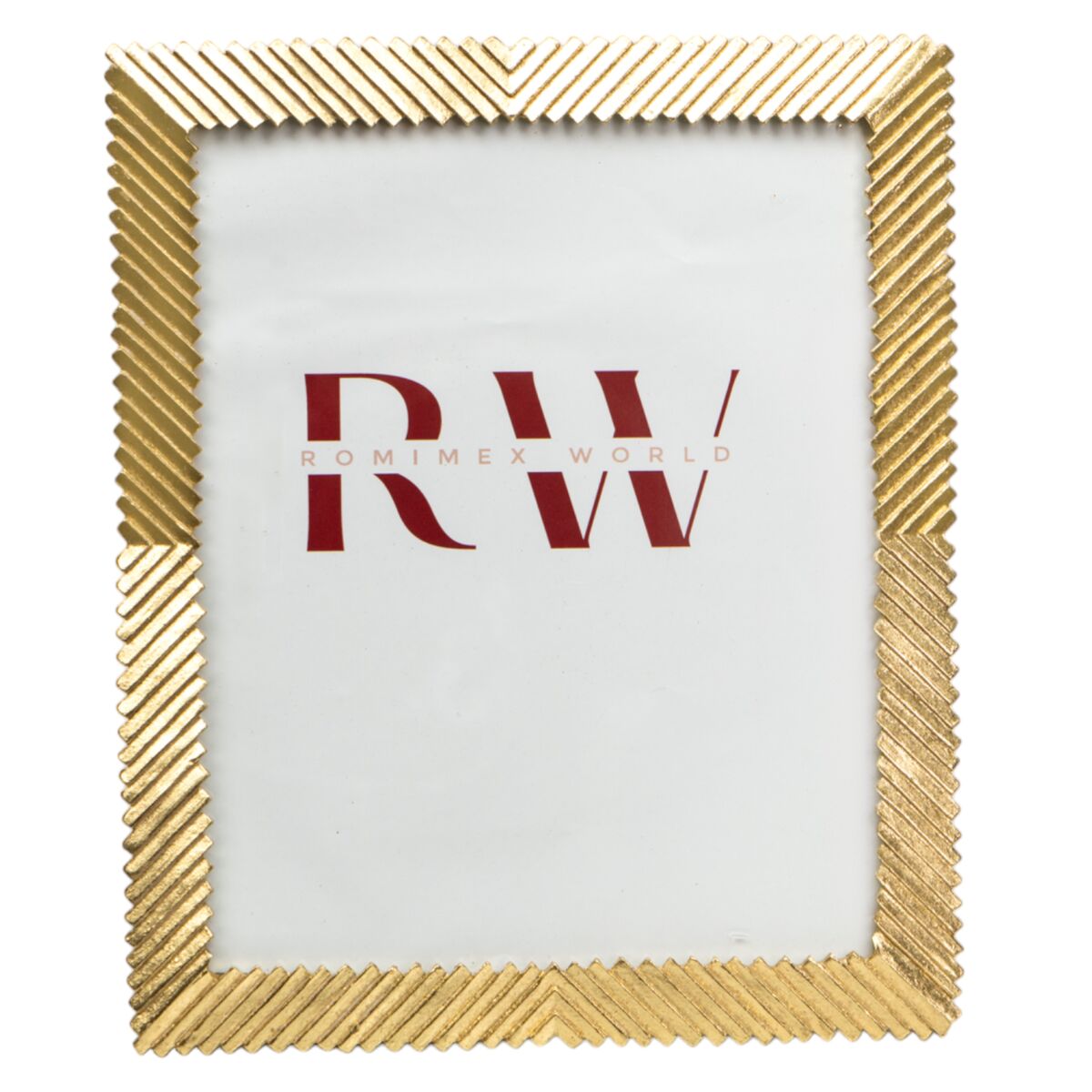 Photo frame Romimex Golden Resin 20 x 25 x 2 cm Romimex