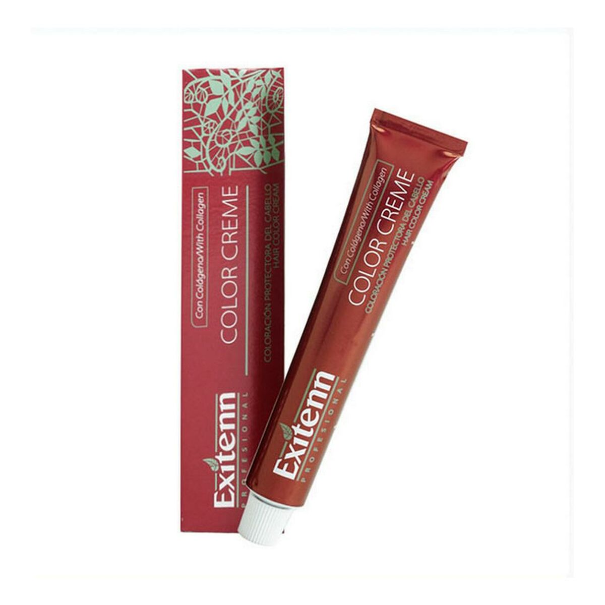 Permanent Dye Color Creme Exitenn Nº 660 Passion-Red (60 ml) Exitenn