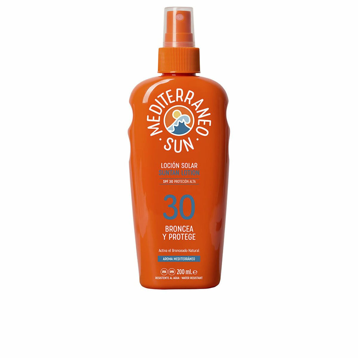 Sun Lotion Mediterraneo Sun COCONUT MEDITERRANEO SUN Spf 30 200 ml Bronzer