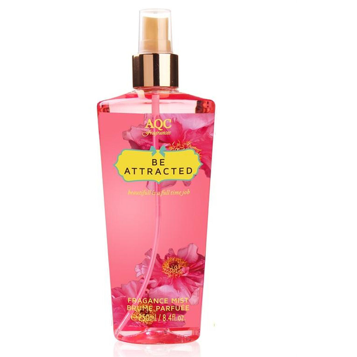 Body Spray AQC Fragrances Be Attracted 250 ml AQC Fragrances