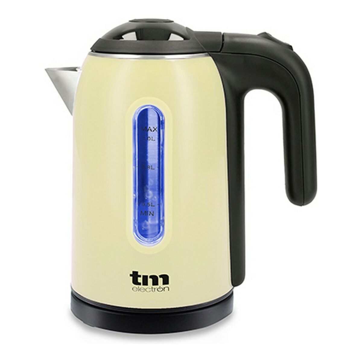 Electric Kettle with LED Light TM Electron Stainless steel Cream TM Electron