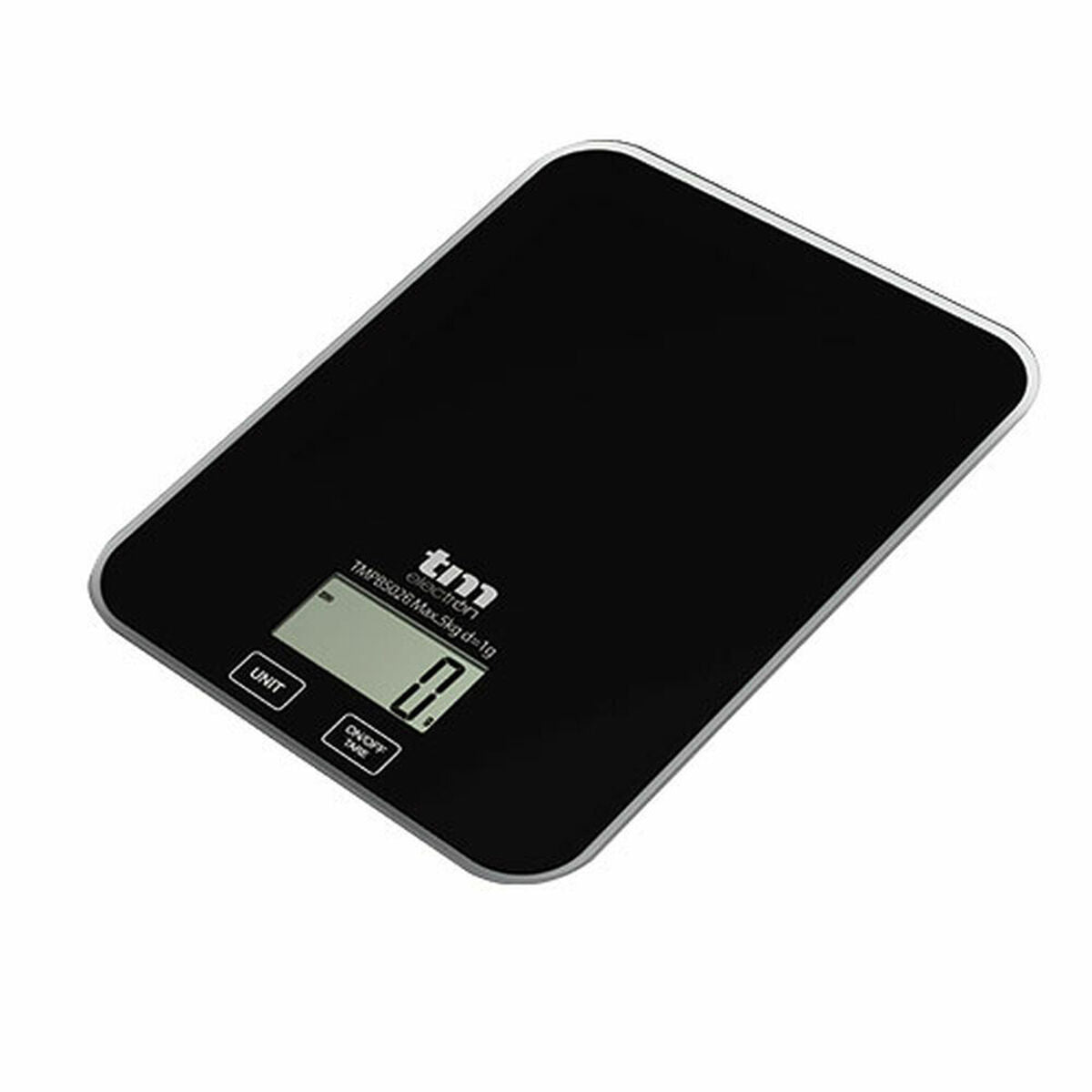 kitchen scale TM Electron Black 5 kg TM Electron