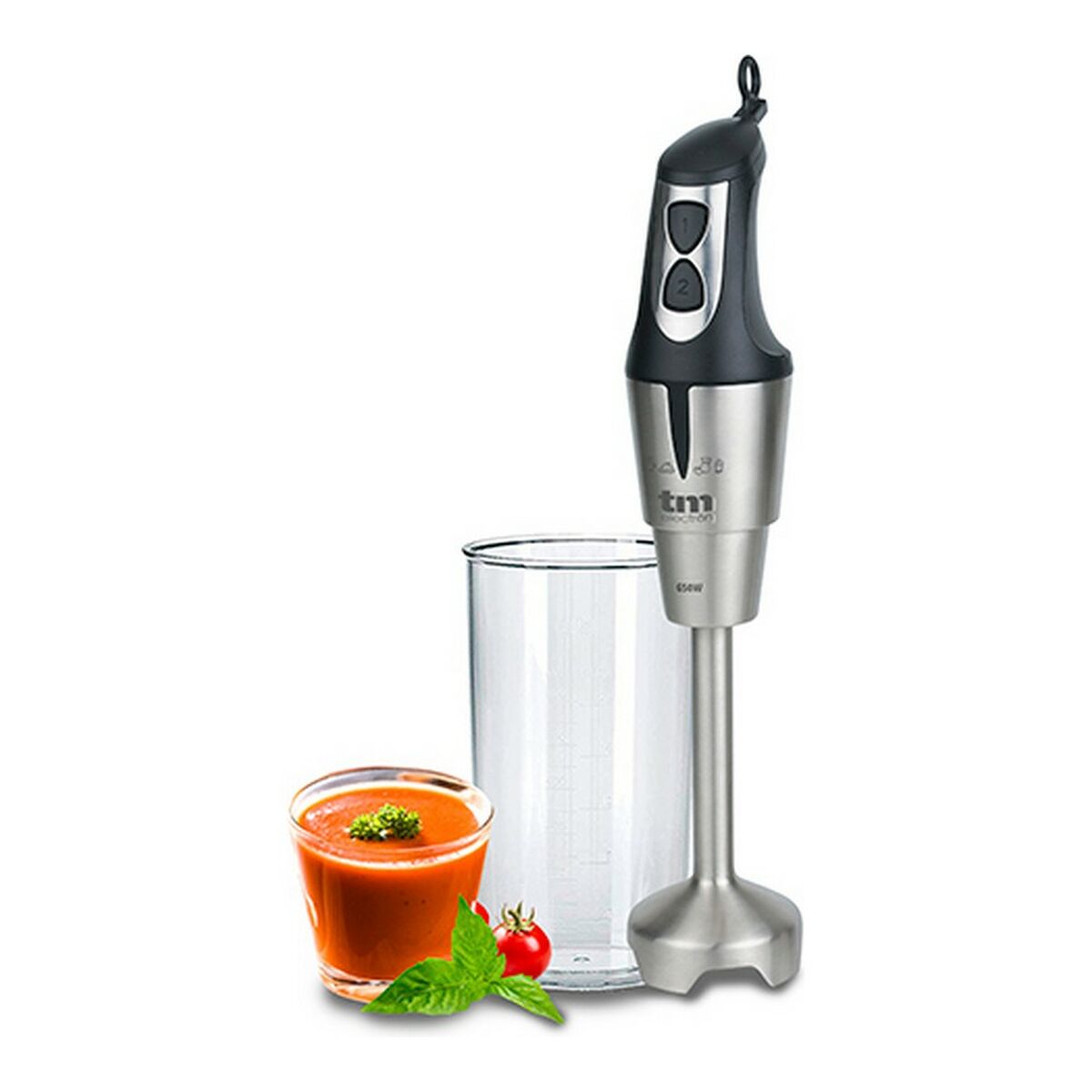 Hand-held Blender TM Electron Stainless steel 650 W TM Electron