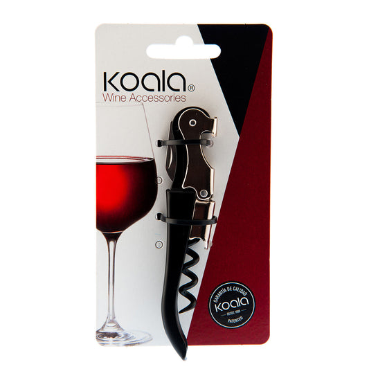 Waiter's friend bottle opener Koala Black Metal (11,1 x 3 x 1,2 cm) Koala