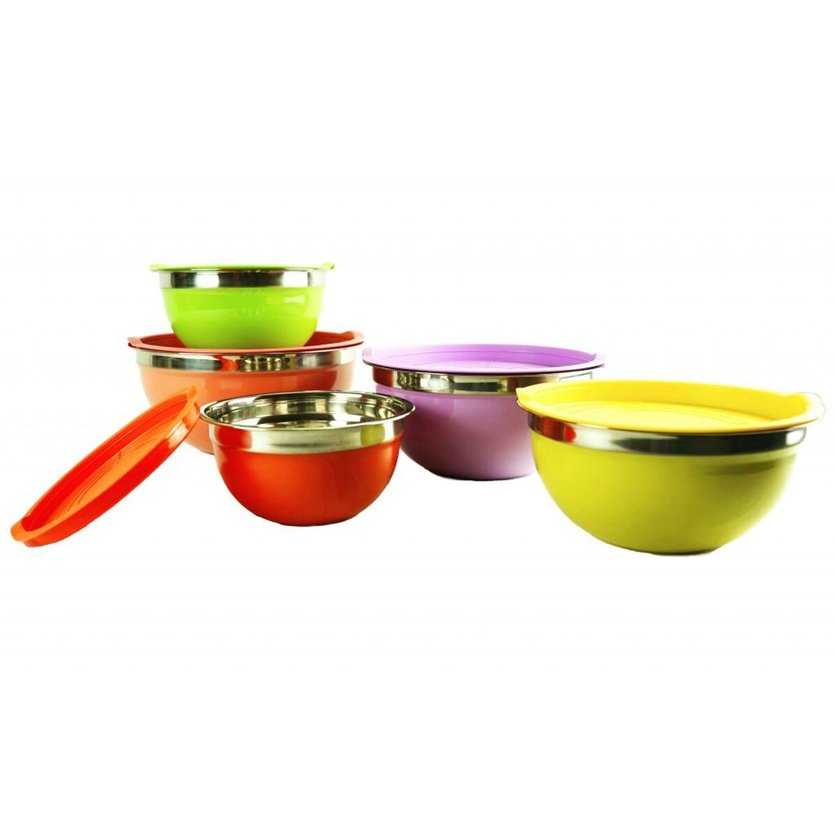 Set of bowls Bepro Multicolour 9 x 21 x 21 cm Bepro