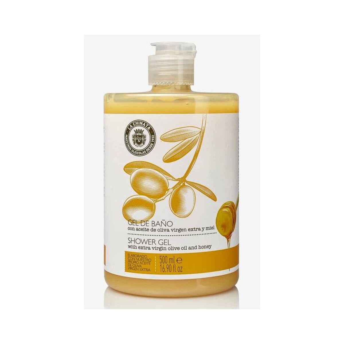 Shower Gel La Chinata Honey & Extra Virgin Olive Oil 500 ml La Chinata