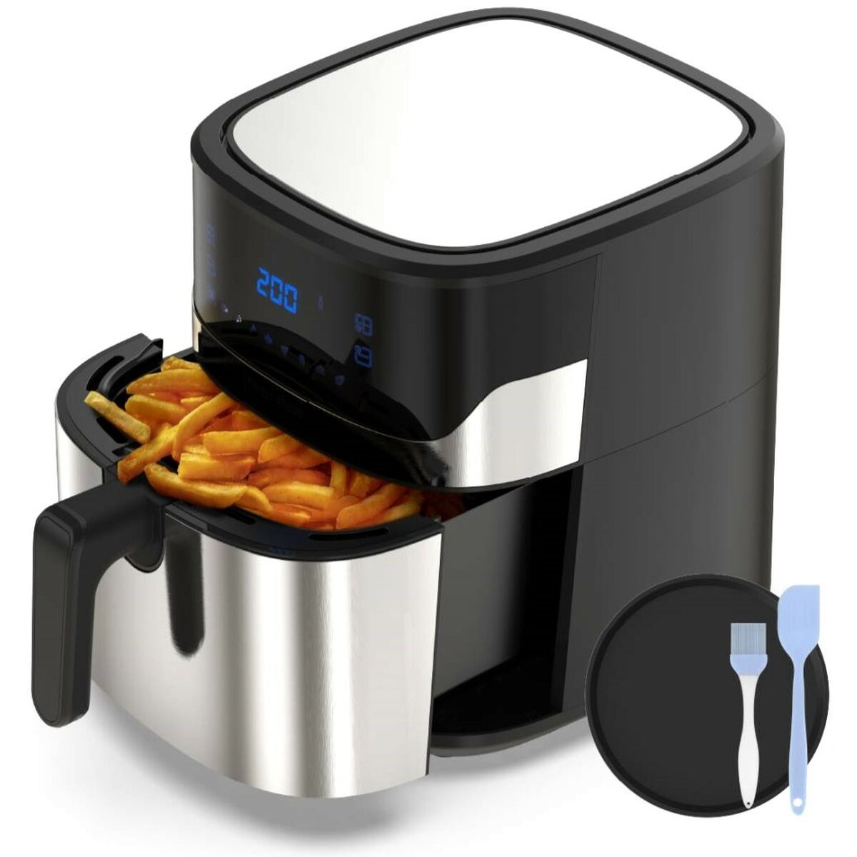 Air Fryer Universal Blue Steel 6,5 L Universal Blue