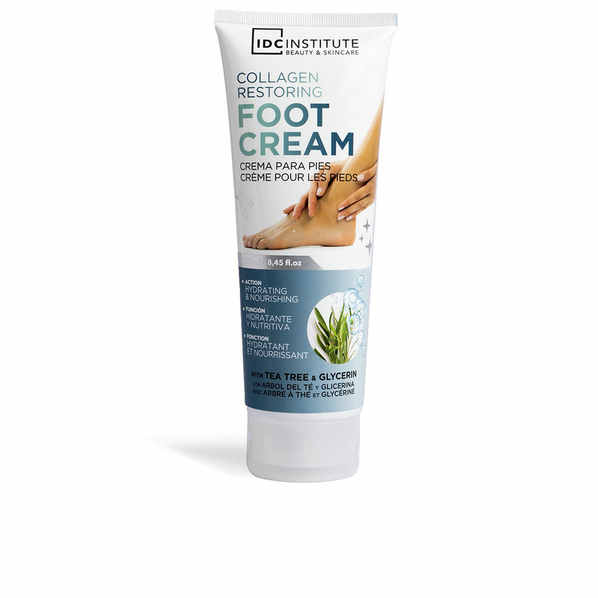 Moisturising Foot Cream IDC Institute COLLAGEN RESTORING 250 ml