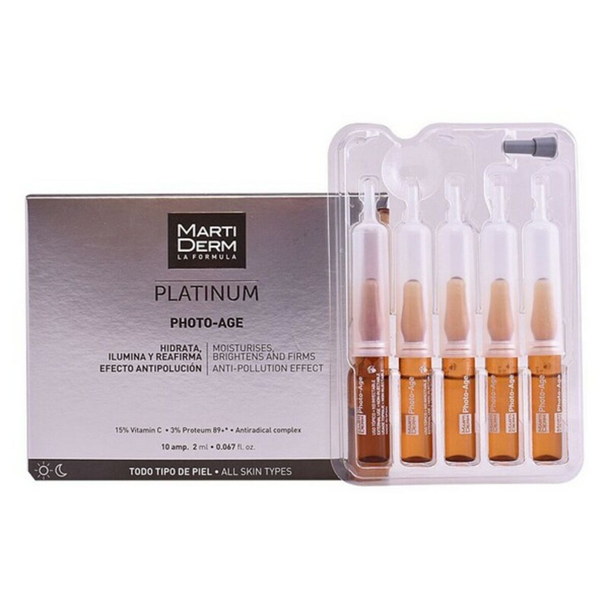 Ampoules Platinum Photo Age Martiderm (2 ml)