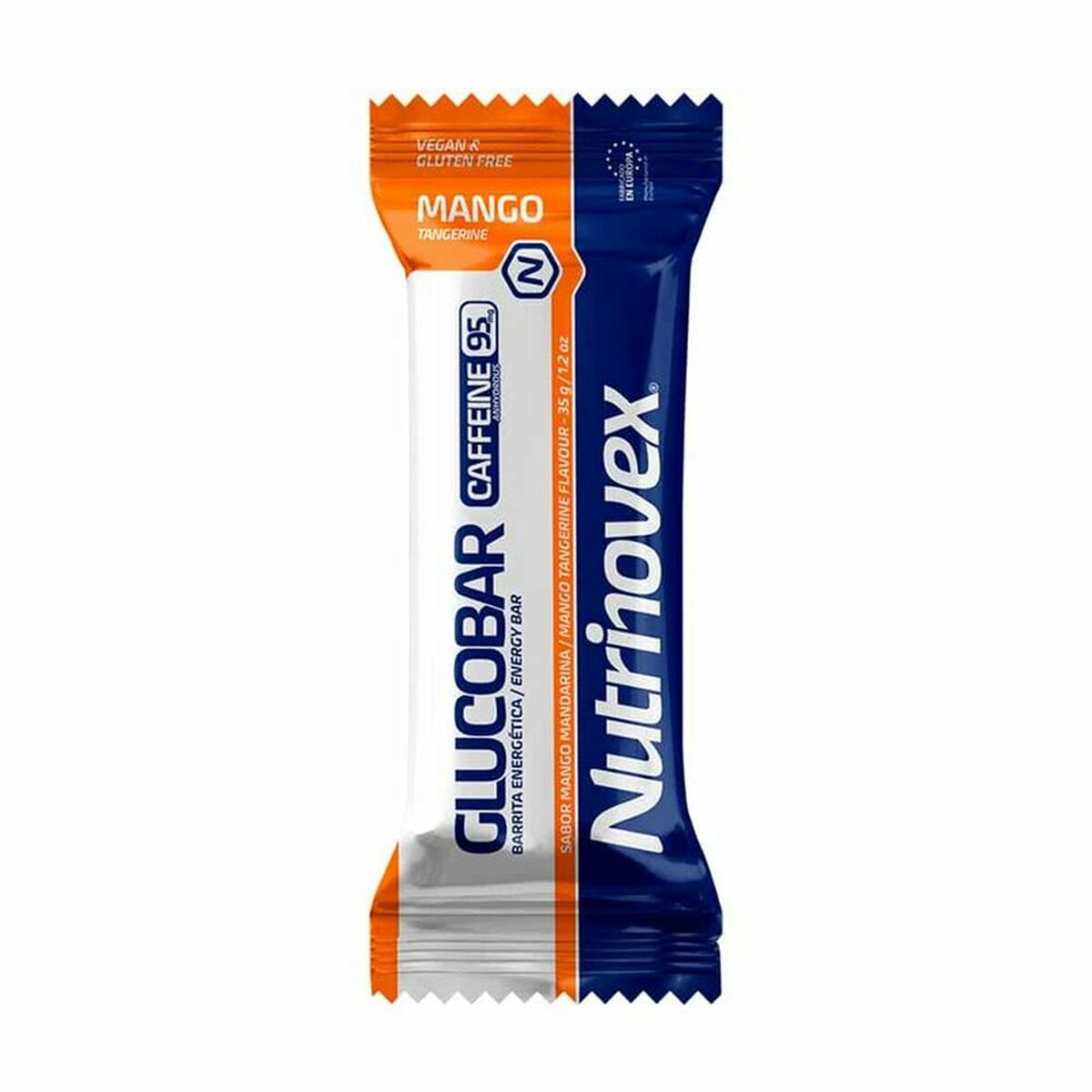 Energy bar Glucobar Nutrinovex N0324 Caffeine 24 Pieces Nutrinovex