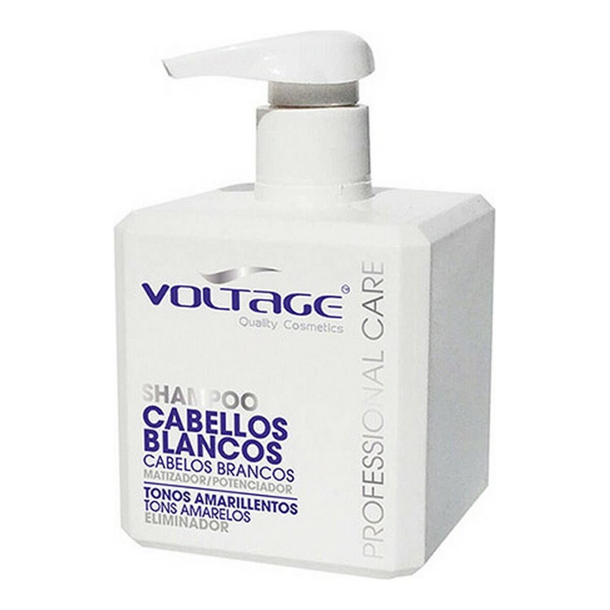 Shampoo for Blonde or Graying Hair Voltage Cabellos Blancos/grises (500 ml) Voltage