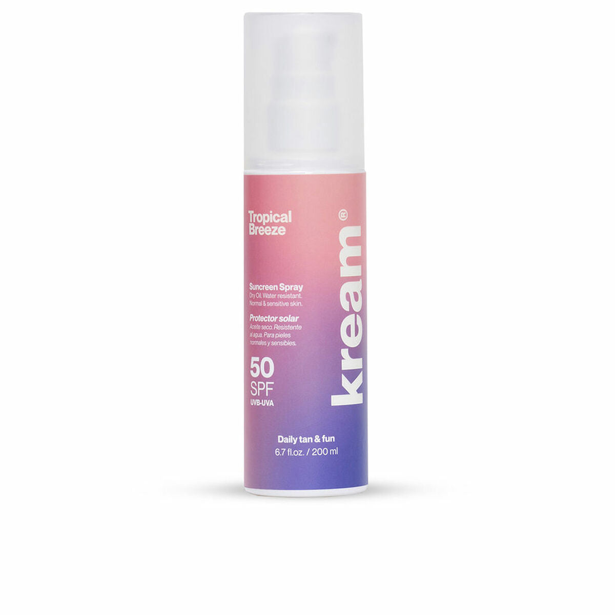 Sunscreen Oil Kream Tropical Breeze SPF 50+ 200 ml Kream