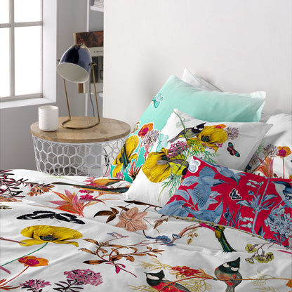 Pillowcase set HappyFriday Multicolour 50 x 75 cm Birds 2 Pieces HappyFriday