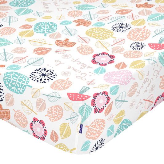 Fitted sheet HappyFriday MOSHI MOSHI Multicolour 60 x 120 x 14 cm HappyFriday