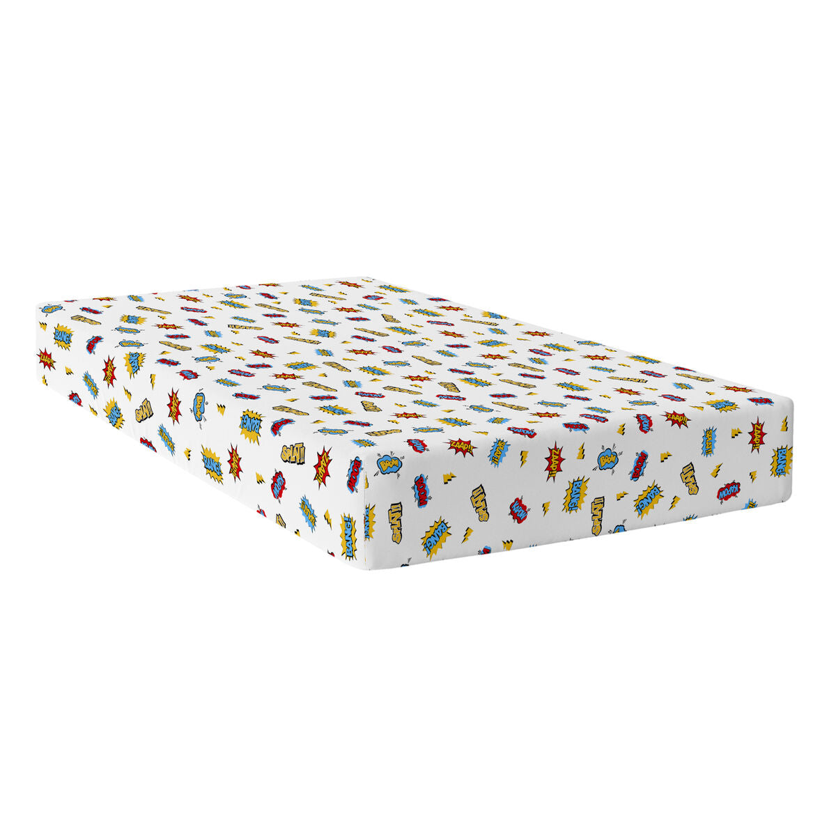 Fitted sheet HappyFriday MR FOX White Multicolour 90 x 200 x 32 cm HappyFriday