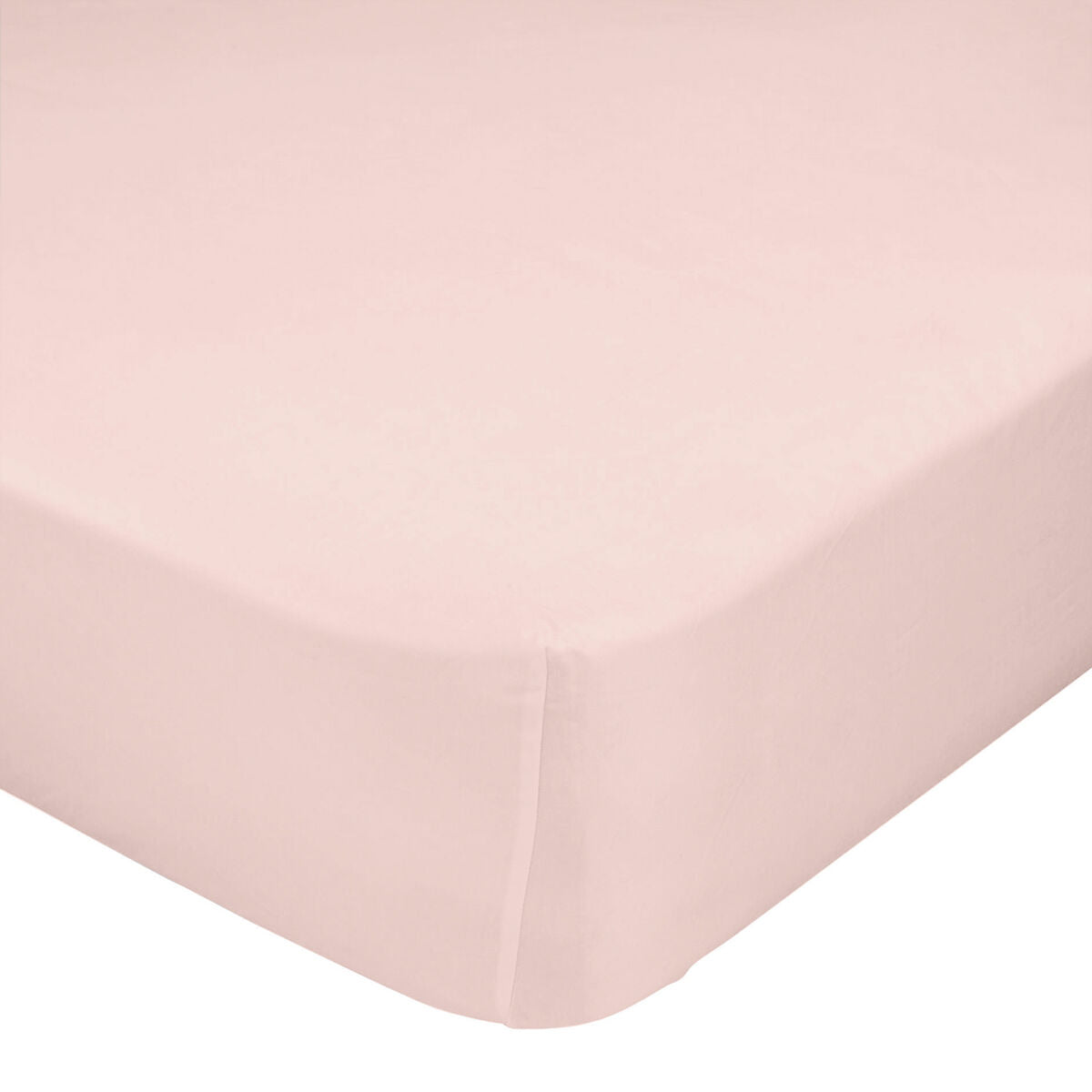 Fitted sheet HappyFriday BASIC Light Pink 160 x 200 x 32 cm HappyFriday