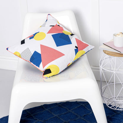 Cushion cover HappyFriday HF Living Ettore Multicolour 50 x 50 cm HappyFriday