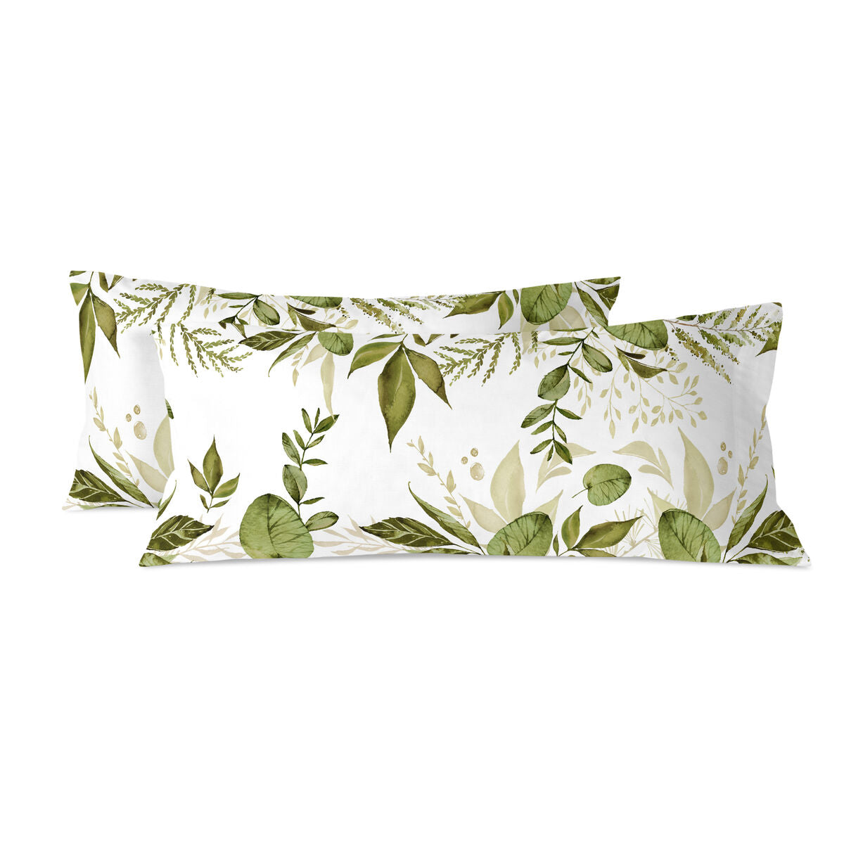 Pillowcase HappyFriday Herbal Multicolour 45 x 110 cm (2 Units) HappyFriday