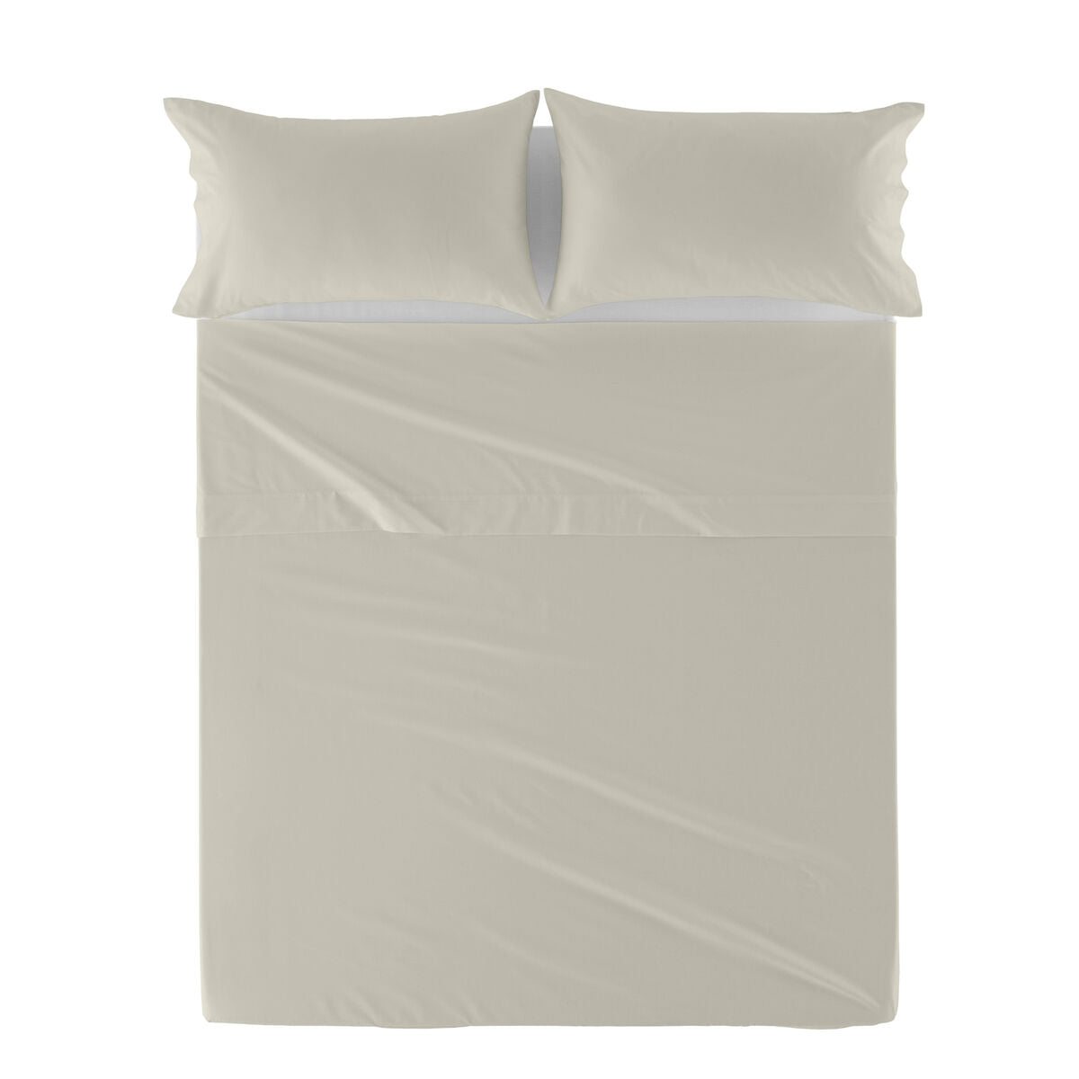 Top sheet HappyFriday Basic Beige 210 x 270 cm HappyFriday