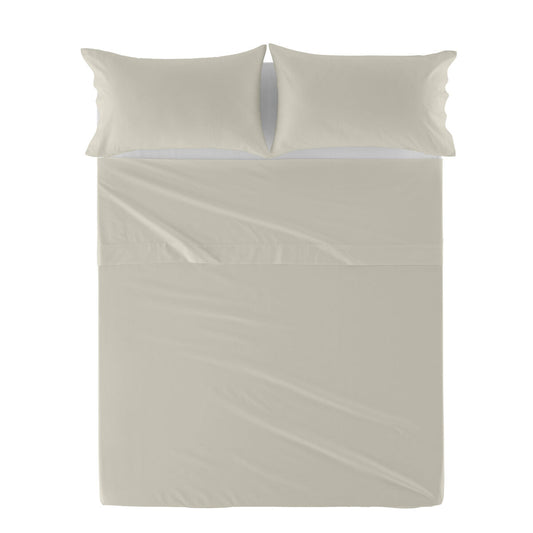 Top sheet HappyFriday Basic Beige 260 x 270 cm HappyFriday