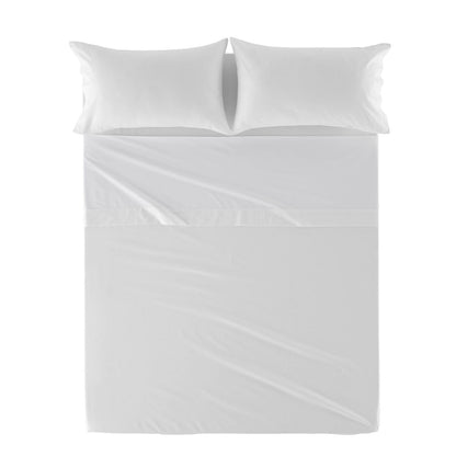 Top sheet HappyFriday Basic White 180 x 270 cm HappyFriday