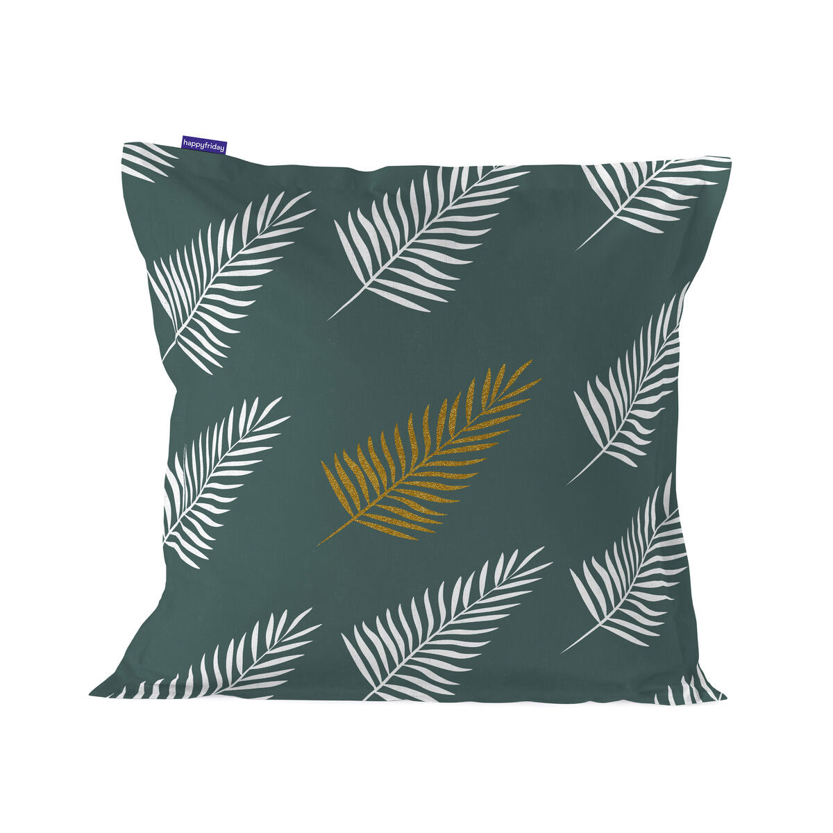 Cushion cover HappyFriday Blanc Foliage mint Multicolour 60 x 60 cm HappyFriday