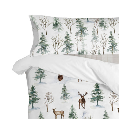 Pillowcase HappyFriday Mystical winter Multicolour 45 x 155 cm HappyFriday