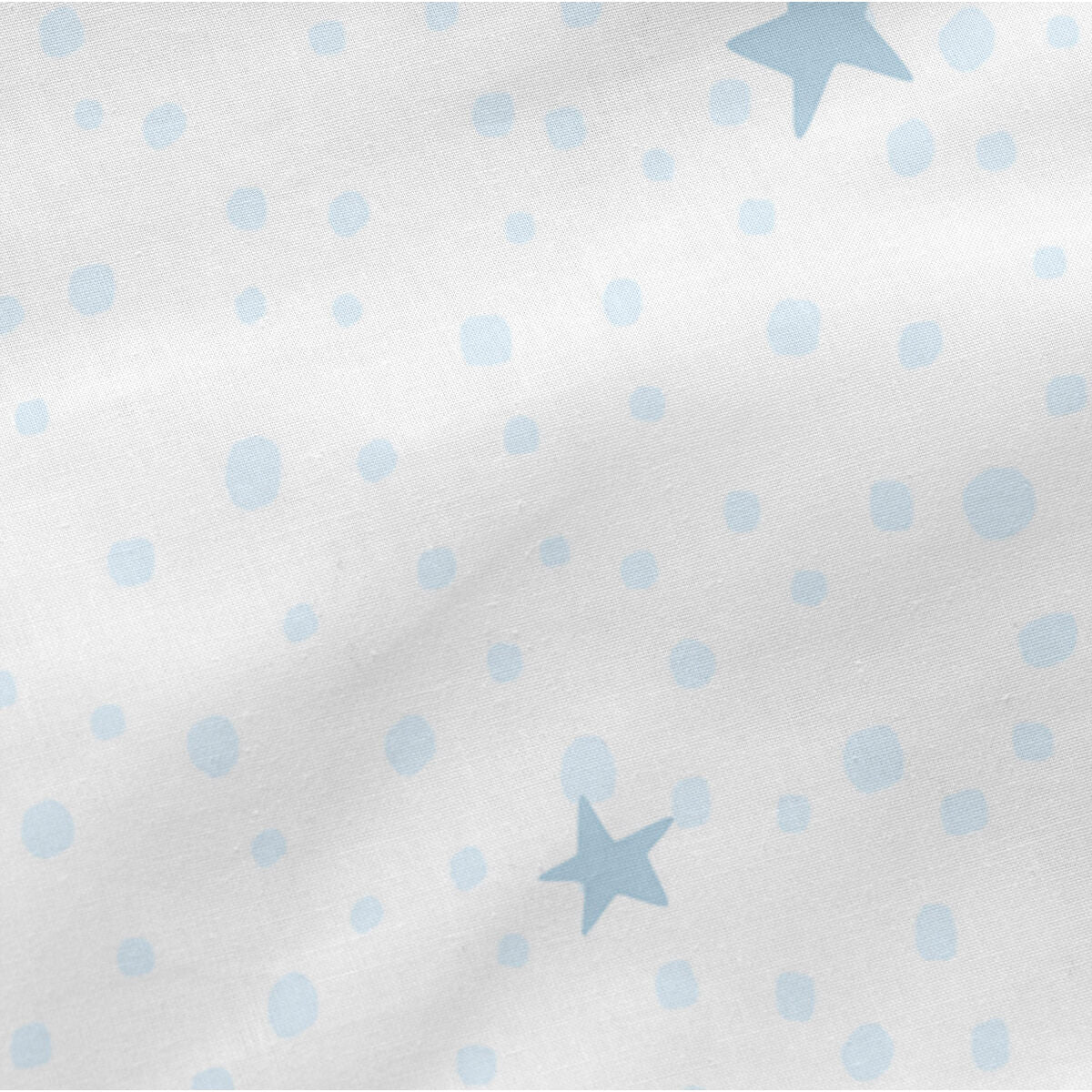 Fitted sheet HappyFriday BASIC KIDS Blue 70 x 140 x 14 cm HappyFriday