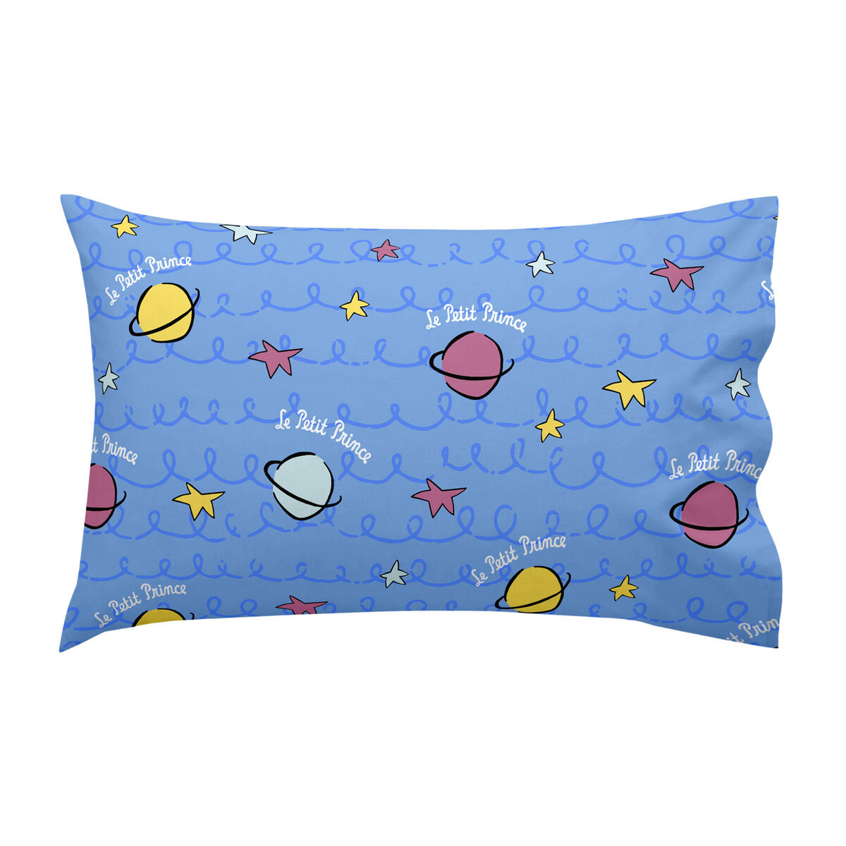 Duvet cover set HappyFriday Le Petit Prince Navire Multicolour Baby Crib 2 Pieces HappyFriday