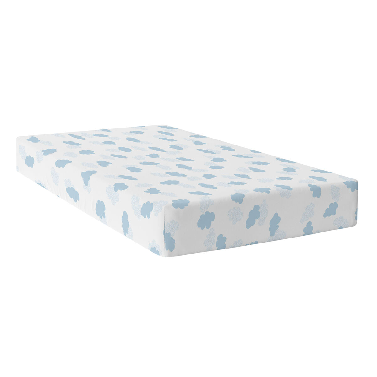 Fitted sheet HappyFriday BASIC KIDS Blue Single HappyFriday