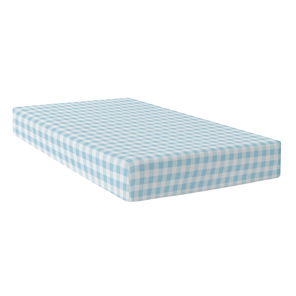 Fitted sheet HappyFriday BASIC KIDS Blue 90 x 200 x 32 cm HappyFriday