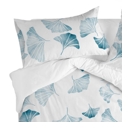 Pillowcase HappyFriday Blanc Ginkgo Multicolour 50 x 75 cm (2 Units) HappyFriday