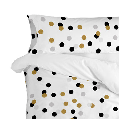 Pillowcase HappyFriday Blanc Golden Dots Multicolour 45 x 155 cm HappyFriday