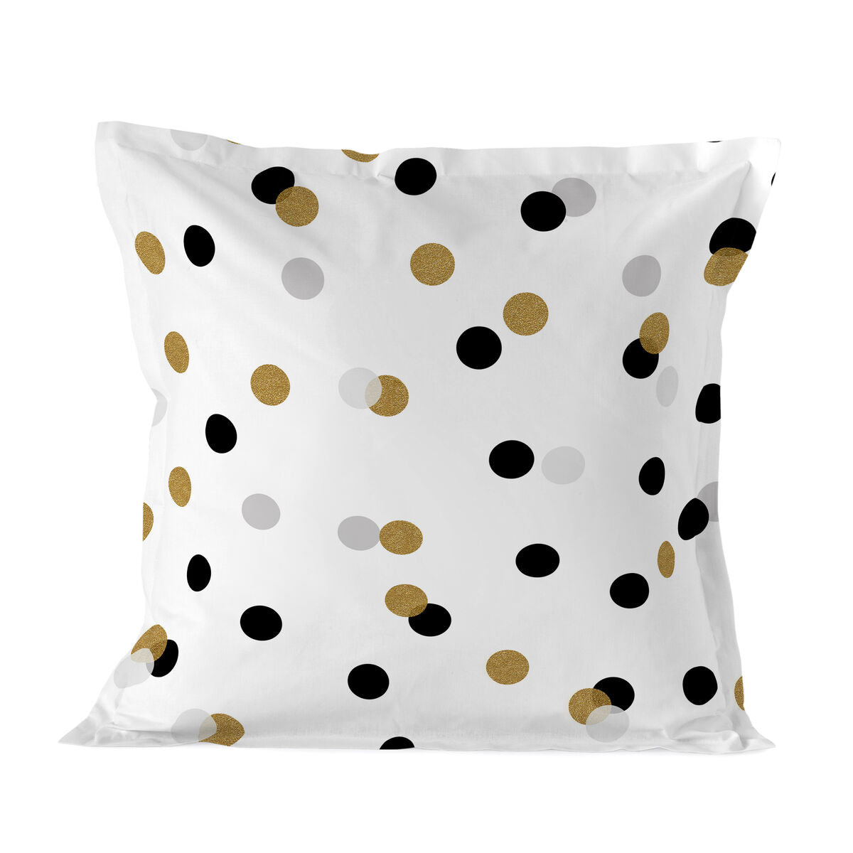 Cushion cover HappyFriday Blanc Golden Dots Multicolour 60 x 60 cm HappyFriday