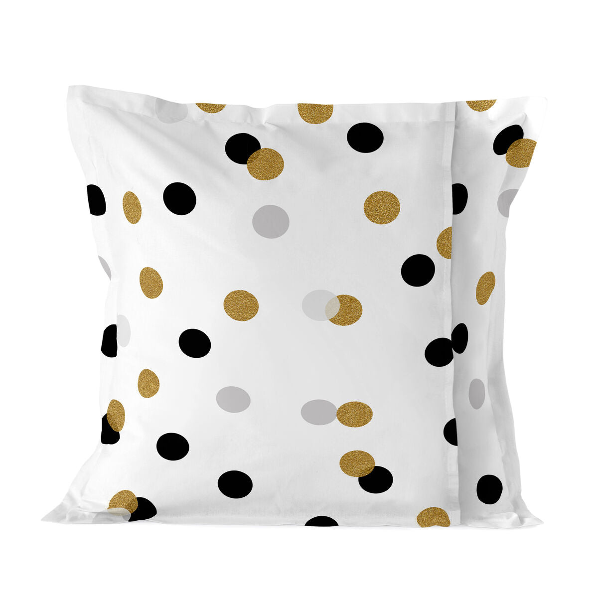 Cushion cover HappyFriday Blanc Golden Dots Multicolour 60 x 60 cm HappyFriday