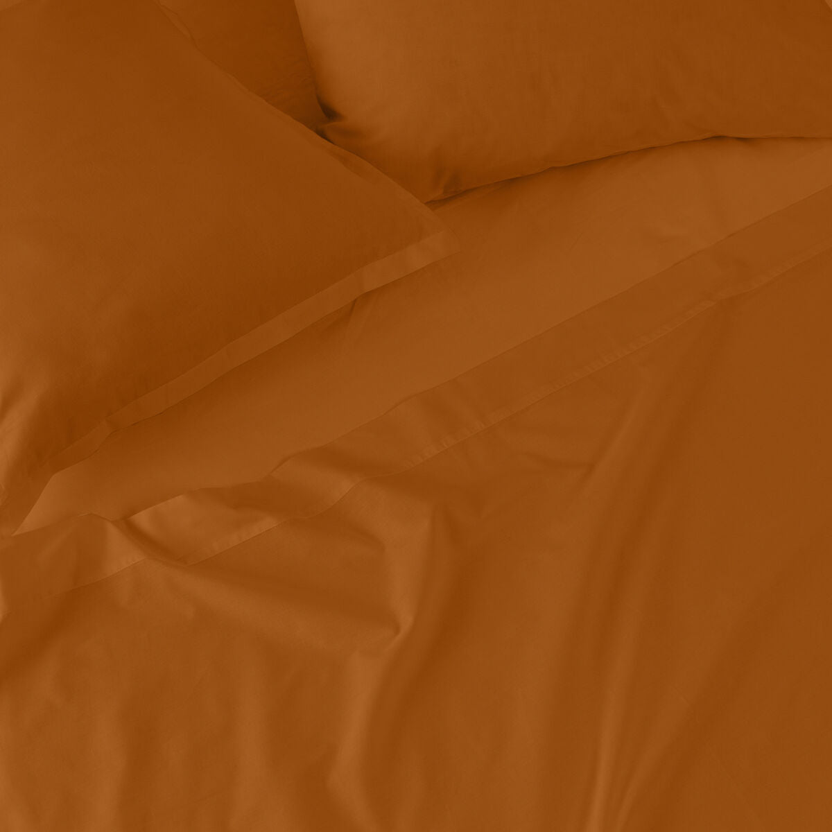 Fitted sheet HappyFriday BASIC Terracotta 90 x 200 x 32 cm HappyFriday