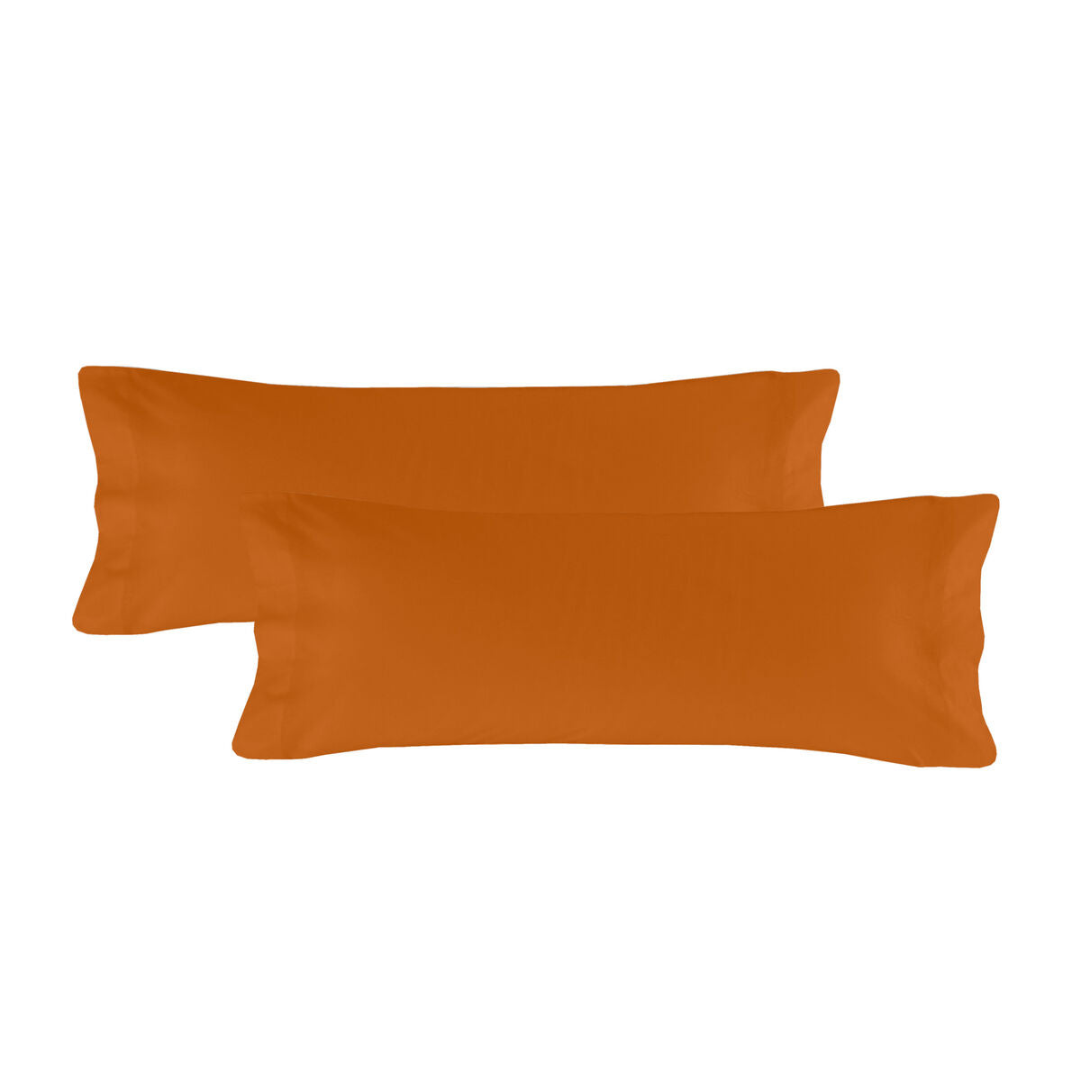 Pillowcase HappyFriday BASIC Terracotta 45 x 110 cm (2 Units) HappyFriday