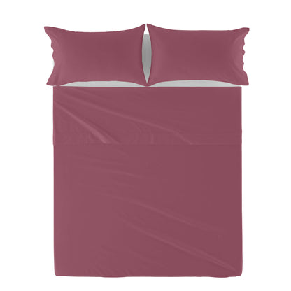 Top sheet HappyFriday Basic Magenta Single HappyFriday