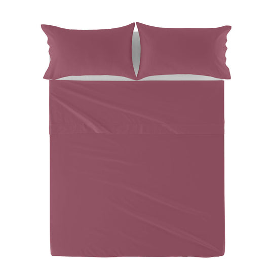 Top sheet HappyFriday Basic Magenta Single HappyFriday