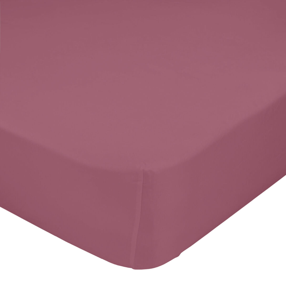 Fitted bottom sheet HappyFriday BASIC Magenta 160 x 200 x 32 cm HappyFriday