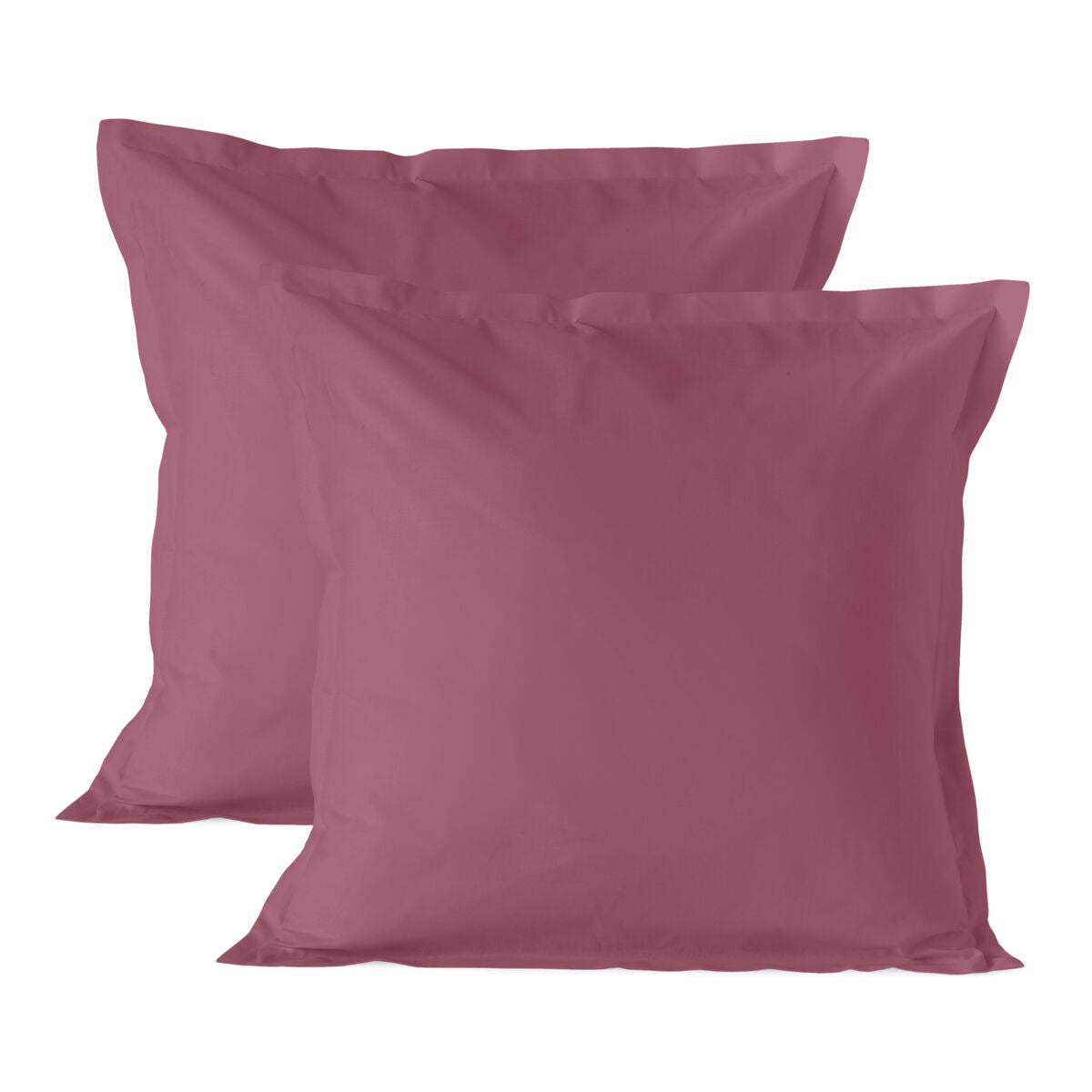 Pillowcase HappyFriday BASIC Magenta 60 x 60 cm (2 Units) HappyFriday